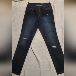 Studio Dark Blue Distressed Women Jeans